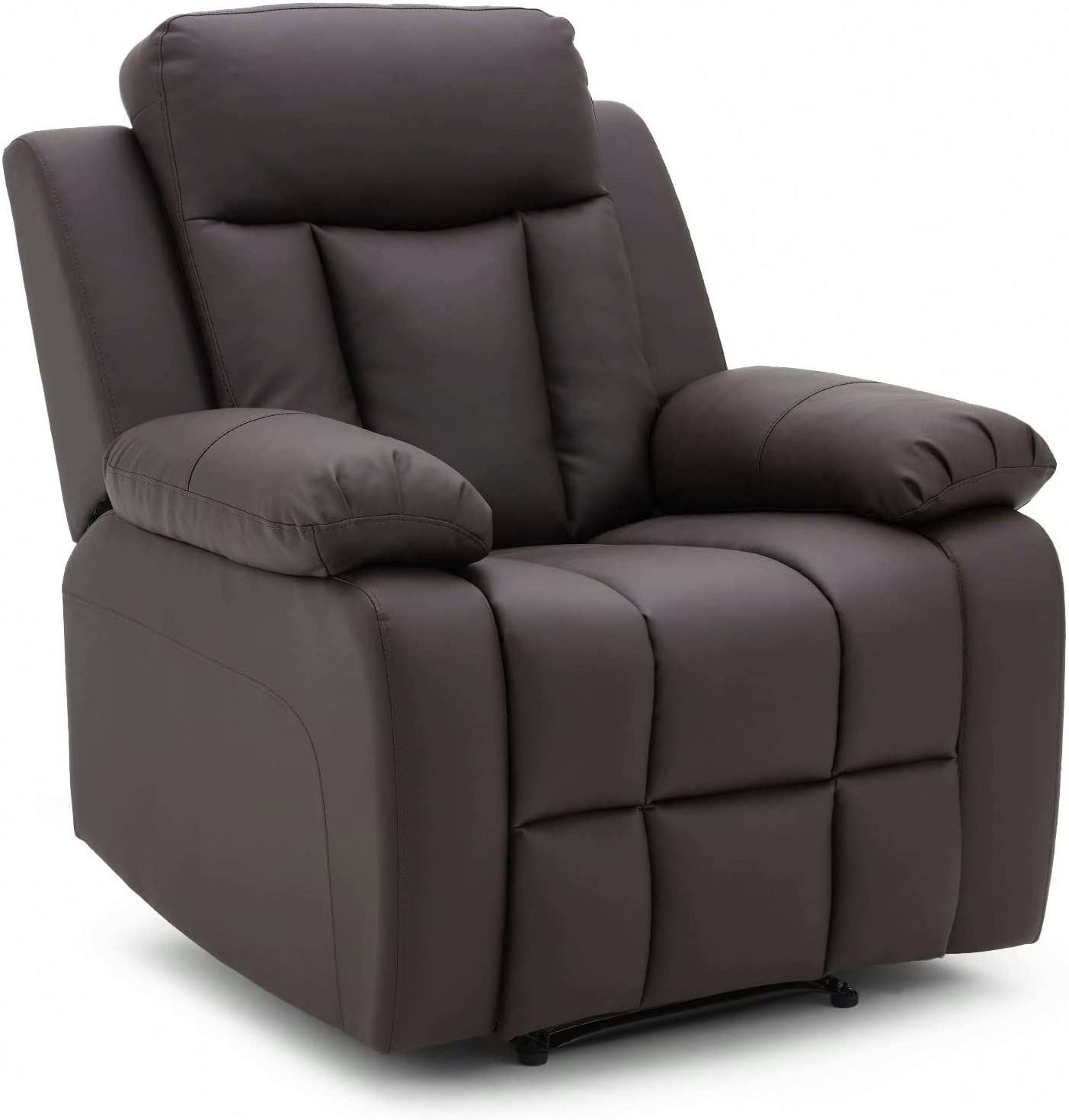 XIHAO American Style Double Cup Holders 2 Seater Reclining Leather Sofa Sectional Sofa Recliner