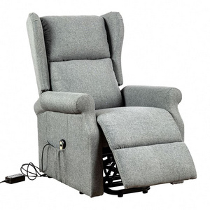 XIHAO American Style Modern Linen Fabric Wingback Handicap Relax Sleeping Chair Recliner Rise And Recline Chair