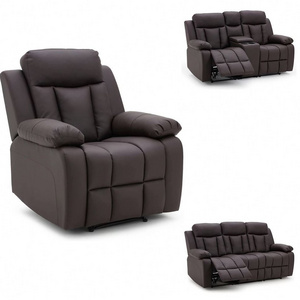 XIHAO Luxury Living Room Furniture 123 Recliner Sofa Chair Home Theatre Curved Sofa Recline