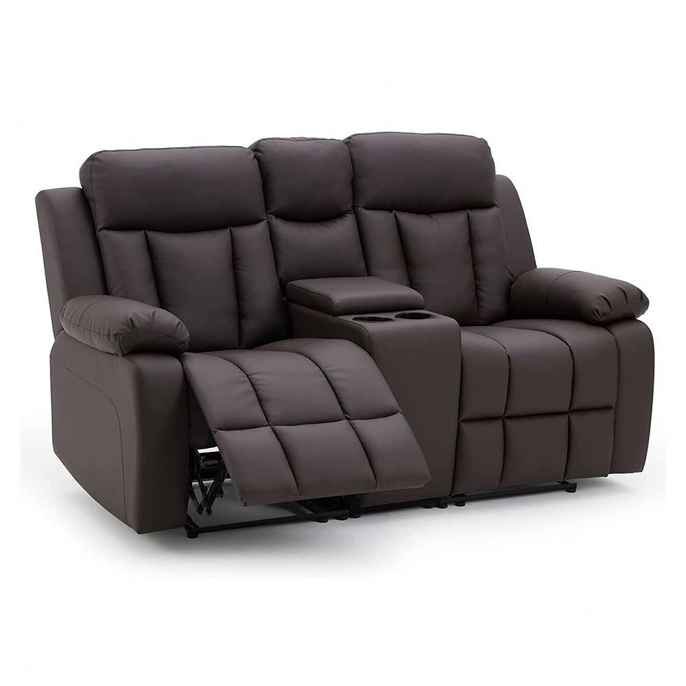 XIHAO Luxury Living Room Furniture 123 Recliner Sofa Chair Home Theatre Curved Sofa Recline