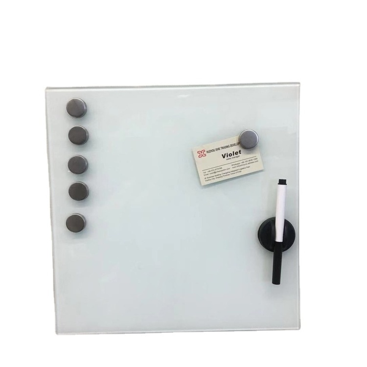 Modern White Key Cabinet Magnetic Closure Wall Mounted Tempered Glass Board Organizes Storage Box Household Modern Lock