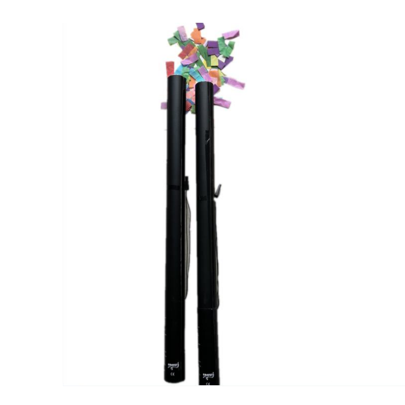 Hot sale electric Confetti gun 30-80cm - Multi color fireproof and colorfast tissue confetti effect