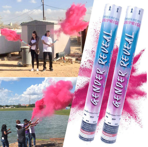 Blue Pink Boy Girl Gender Reveal Cannon Party Supplies Biodegradable Confetti Launcher Baby Shower Party Popper