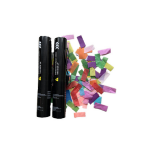 High quality electric Confetti Cannon 80cm - Multi color fireproof and colorfast tissue confetti effect