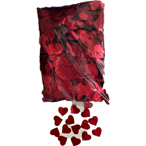 Hot sell  Use  wedding  red  white heart  confetti for party  paper  confetti   /Tissue paper confetti  gun