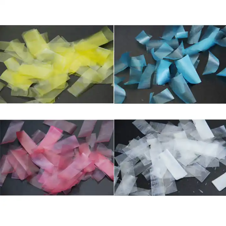 colors rectangle  Rice paper  / Biodegradable confetti /ECO-friendly paper  confetti