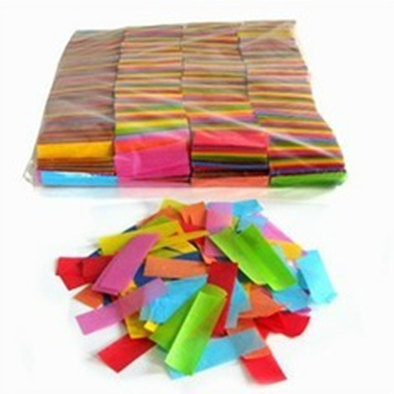 Flameproof  paper  rectangle  Confetti tissue  paper  shape printing confetti