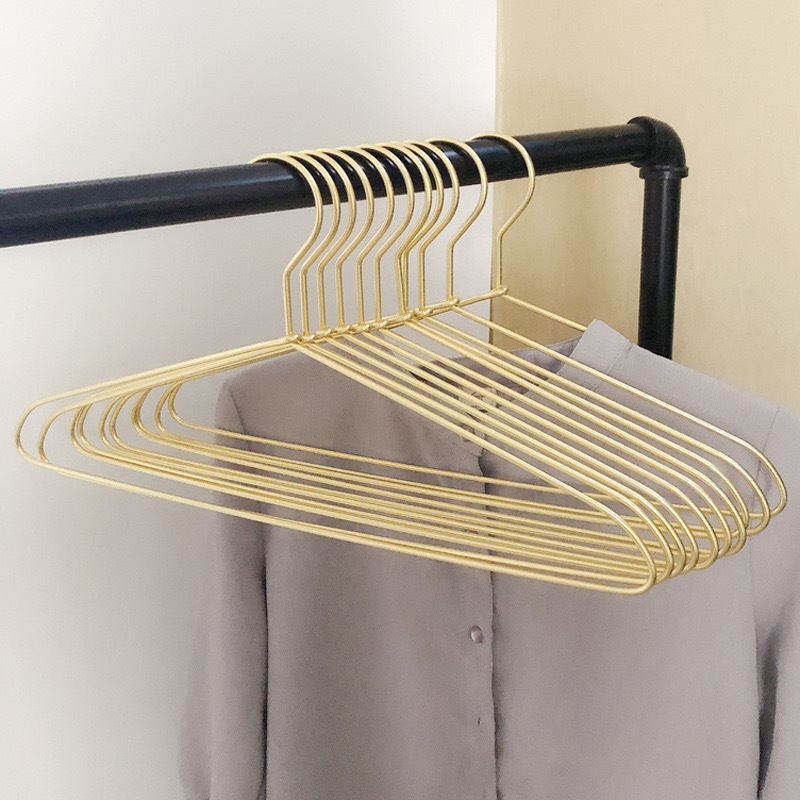 aluminum alloy household anti slip and non marking clothes hanging dry and wet dual purpose clothes hanger