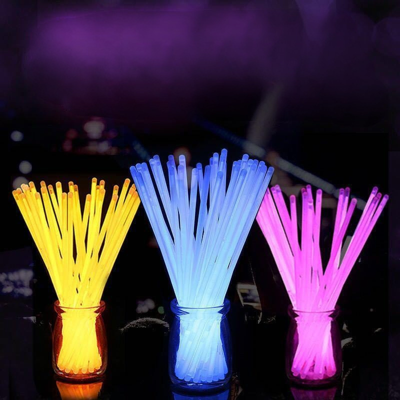 Disposable colorful light stick concert flash bracelet luminous dance glow stick