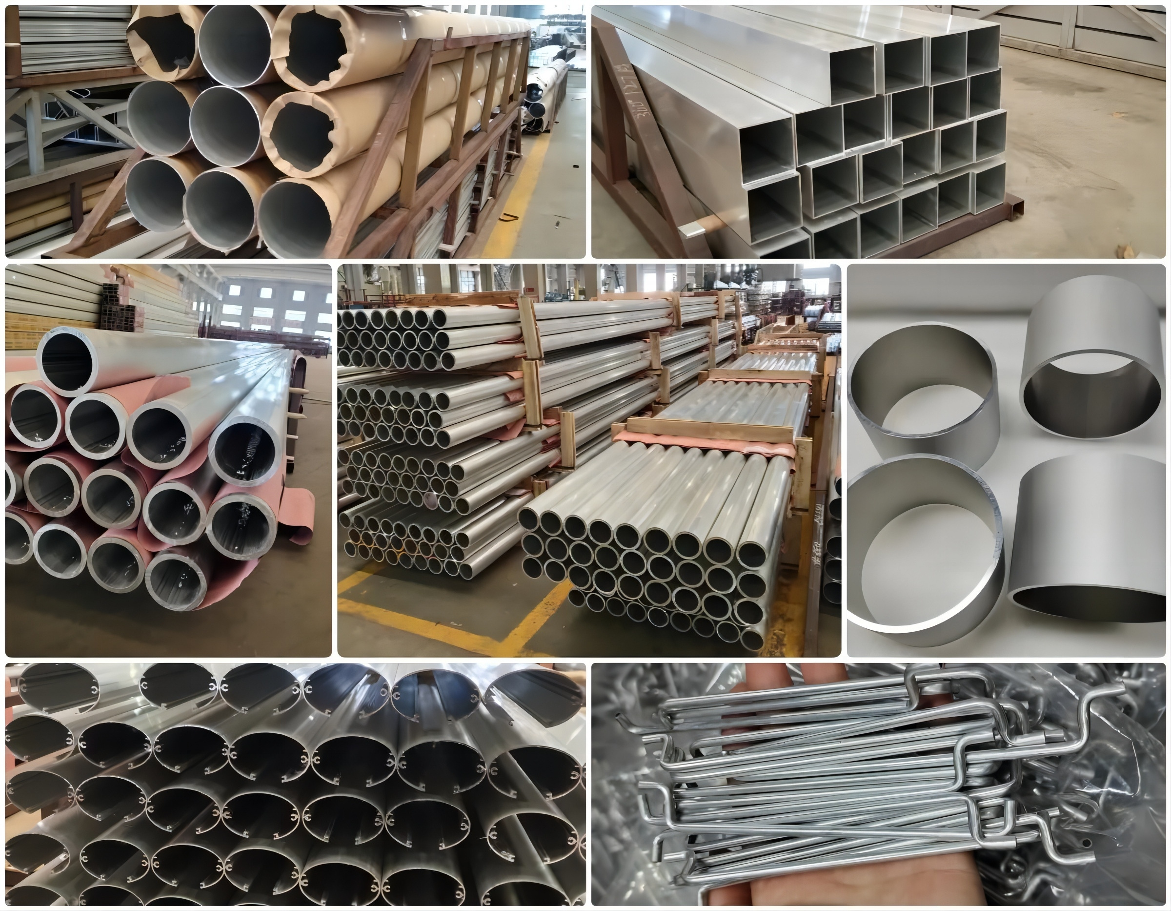 Foshan Manufacturer Extrusion Colorful Anodized Rectangular Pipe Square Tube Aluminium aluminio tubo Extruded Aluminum Pipes