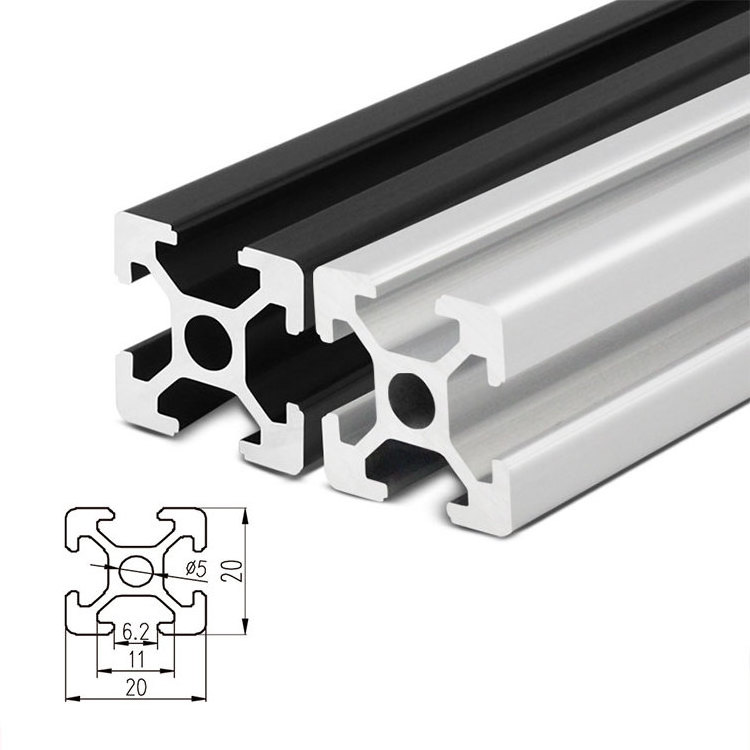 Anodized Industrial Cnc Extrusion Aluminum Profile Aluminum Beams Custom Extrusion Aluminum Profile