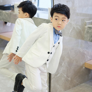 2019 Summer Wholesale Children Quality Clothes White Suit For Boys Children Kids Baba Suit