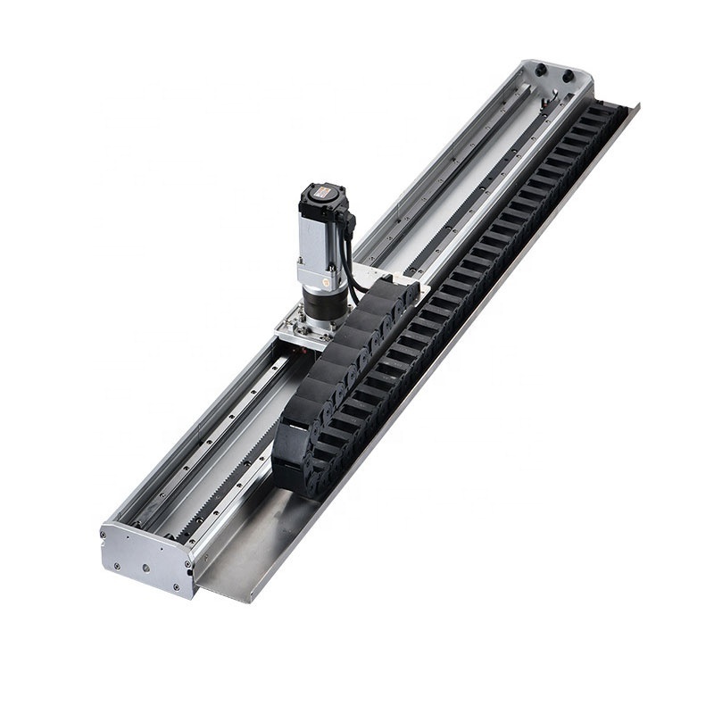 linear rail with gear rack for Cnc Machined Steel Gear Rack And Pinion heavy duty slide rails  with Two moving slides