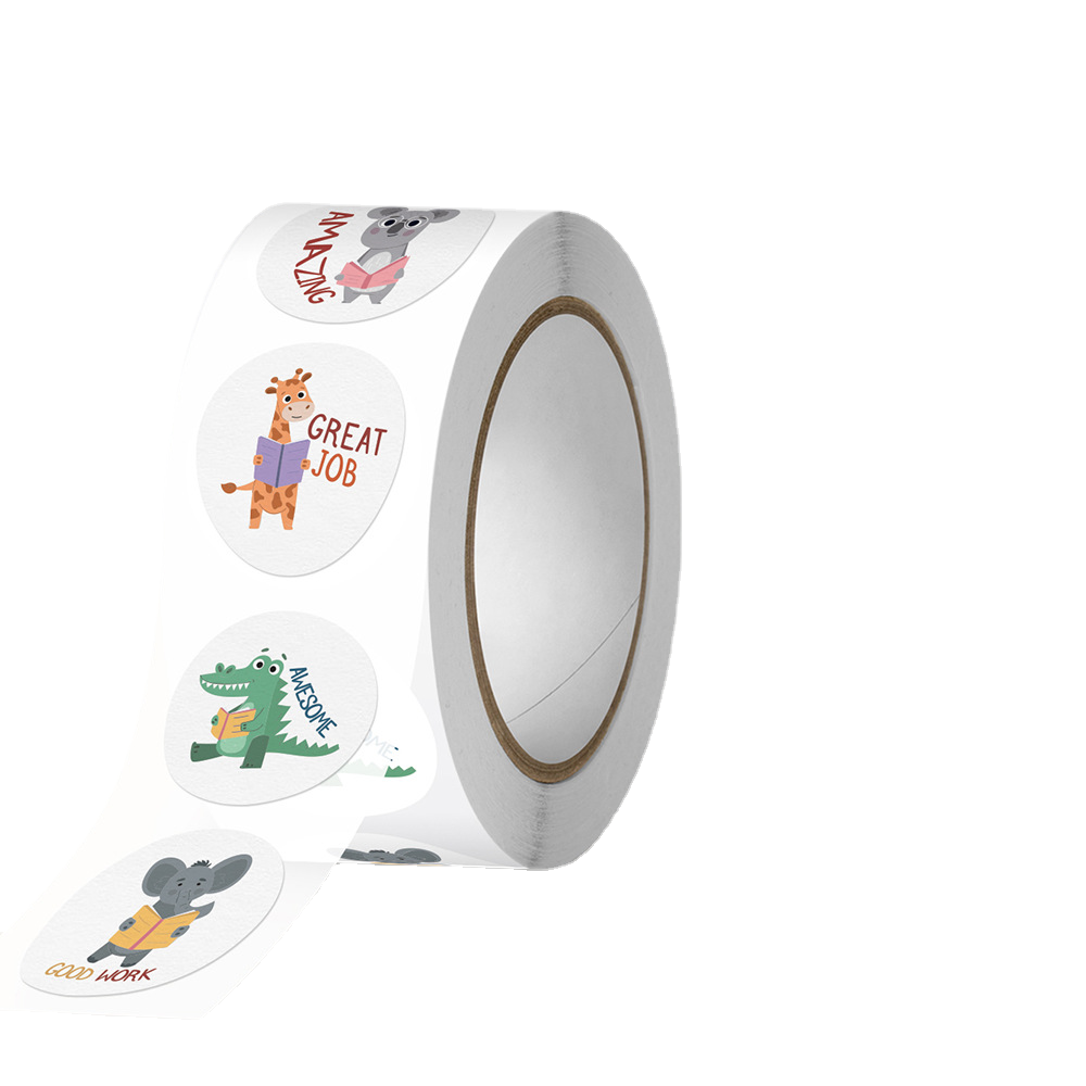 Cross-border hot selling English teachers reward children stickers encourage learning label self-adhesive sealing