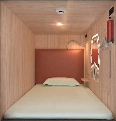 Xijiayi Chinese Factory Supply Soundproof Sleeping Pod Bed Capsule Hotel Smart Bed With TV