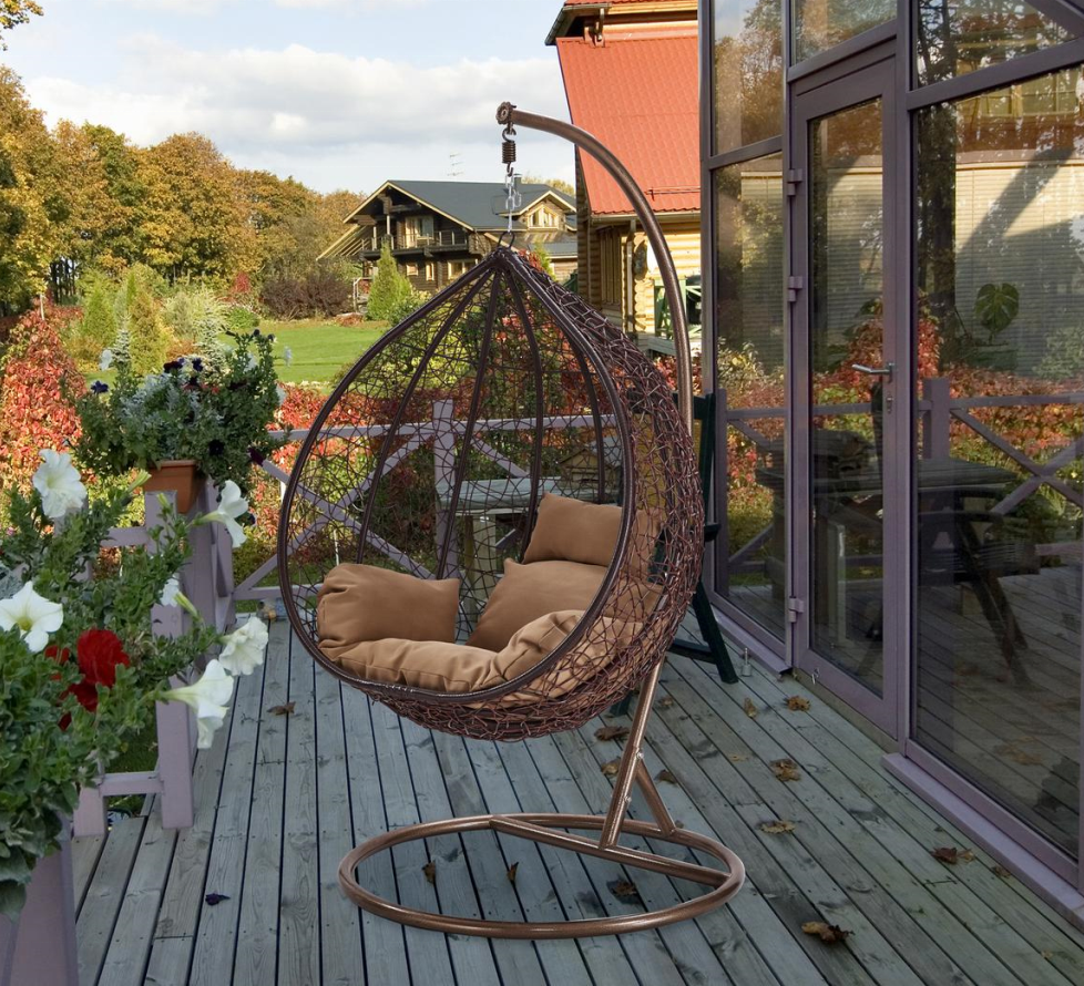 Balcony lounge chair bedroom swing rattan home lazy indoor bird's nest hanging basket cradle chair