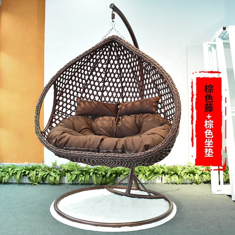 Xijiayi  furniture high quality Patio Outdoor Swing egg Wicker Hanging Chair