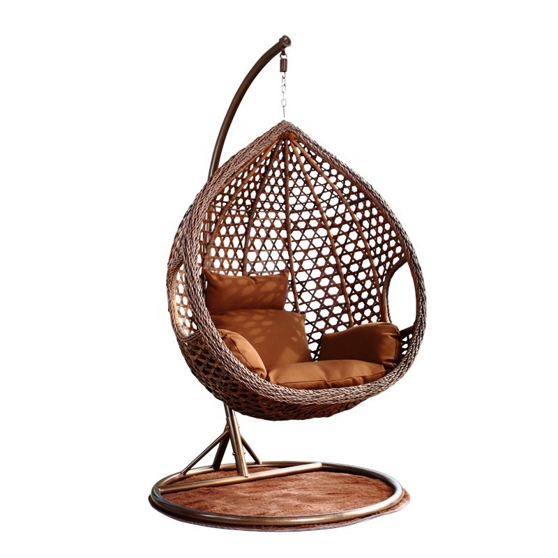 Xijiayi  furniture high quality Patio Outdoor Swing egg Wicker Hanging Chair