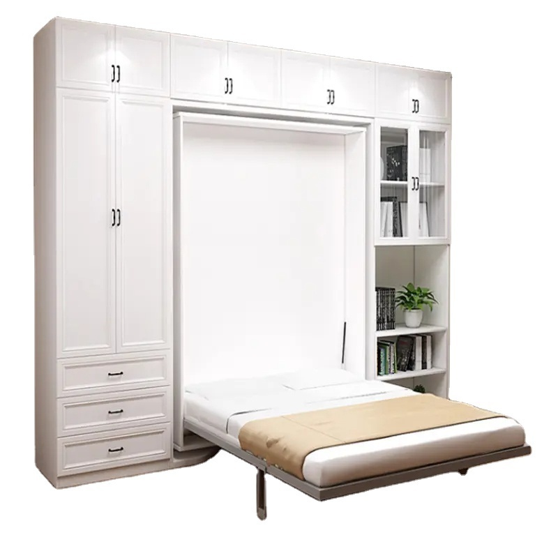 Xijiayi Modern Multifunctional Space Saving Bedroom Furniture Swivel Murphy Wall Bed