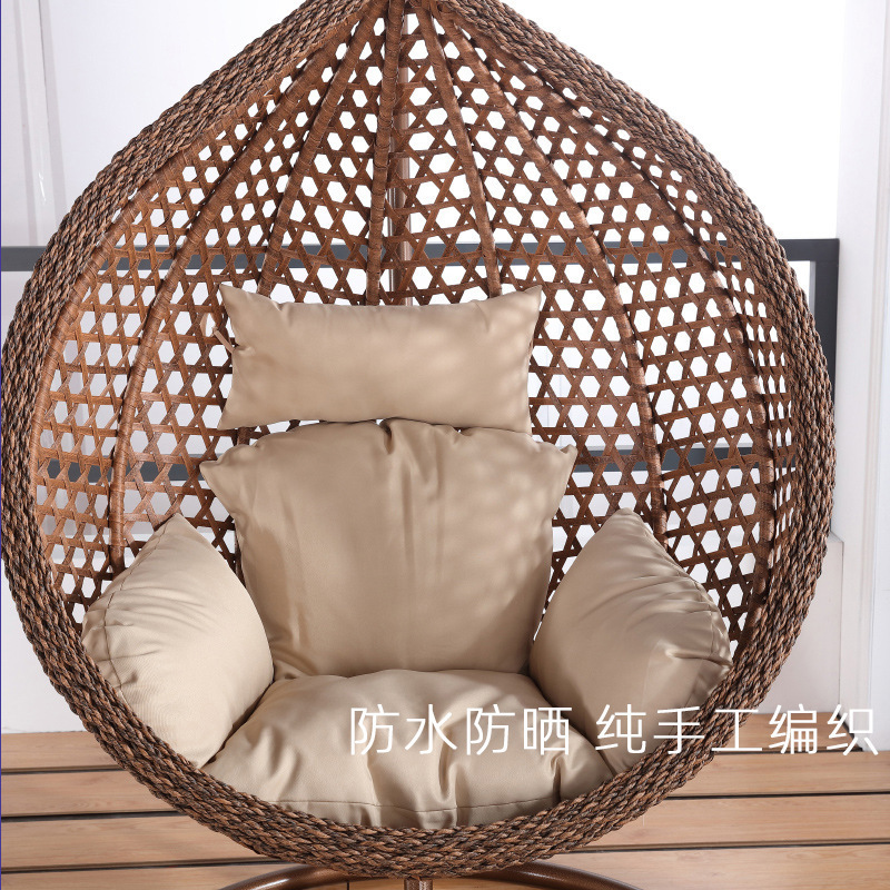 Xijiayi  Furniture Outdoor Double Seat Garden Furniture Rattan Patio Swings Hanging Egg Chair with Stand