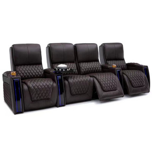 Xijiayi  Latest Design Factory Direct Sale Electric Seating Leather Home Cinema Seats Recliner Chair Movie Home Theater Sofa