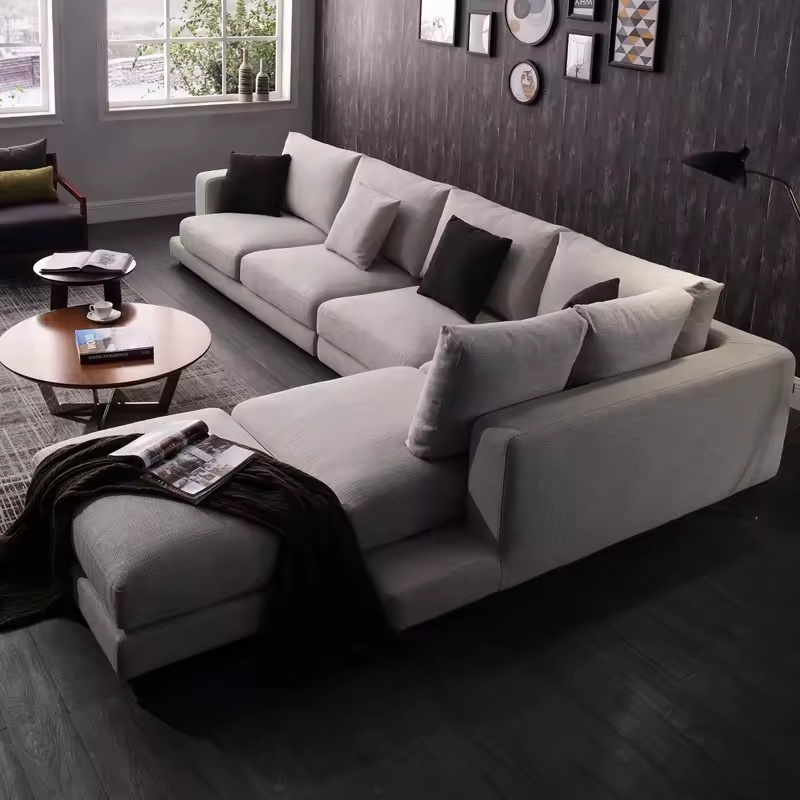 Modular Sectional Sofa Living Room French Furniture Deep Sitting Nordic Modern White Modular Sectional Couch sofa sets