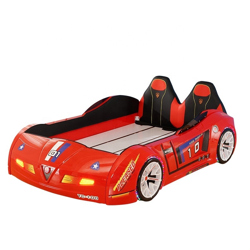 T1 high back all-inclusive cushion children's bed children's cartoon racing bed environmental protection children's car bed