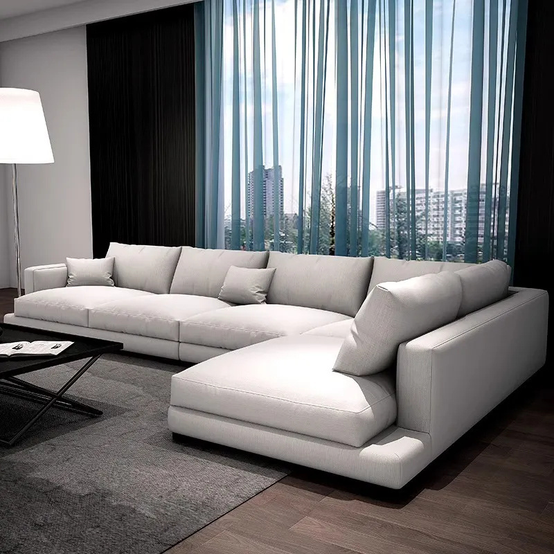 Modular Sectional Sofa Living Room French Furniture Deep Sitting Nordic Modern White Modular Sectional Couch sofa sets