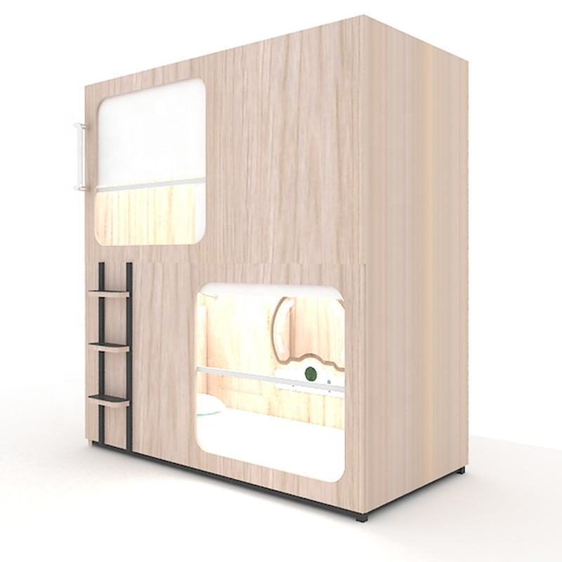 Xijiayi Chinese Factory Supply Soundproof Sleeping Pod Bed Capsule Hotel Smart Bed With TV