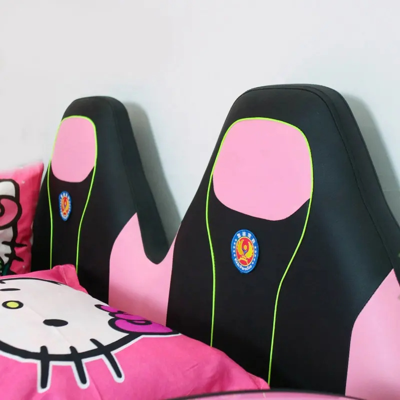 2024 new hello Kitty kids bed ABS kids bedroom furniture children bed pink kids bed