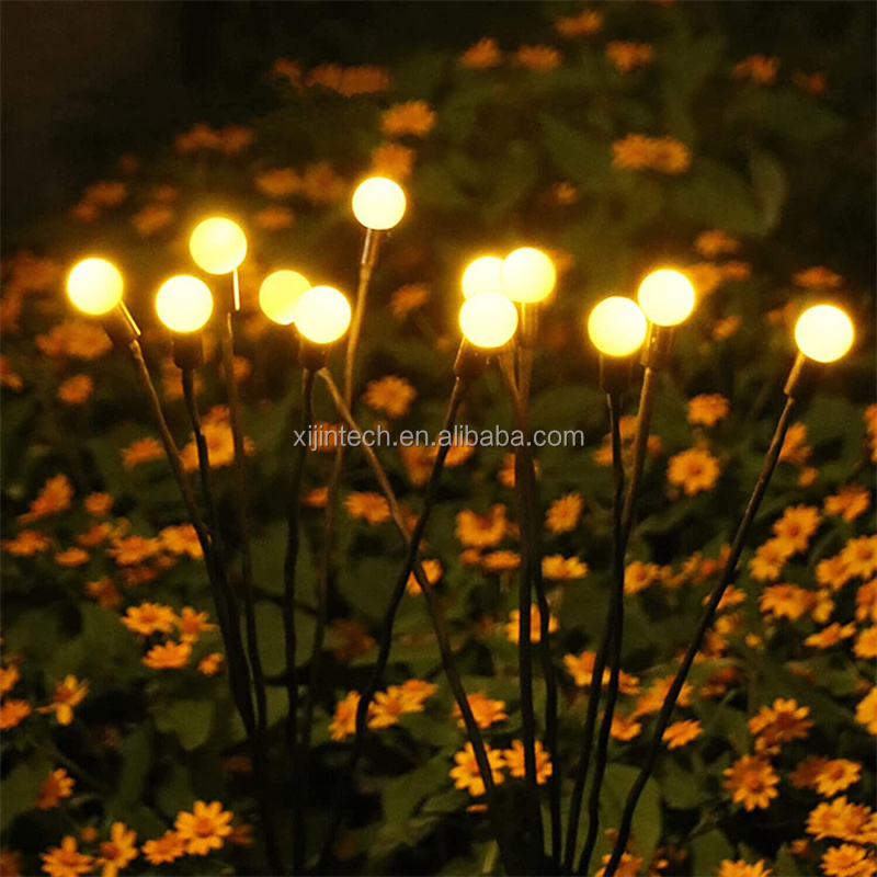 Customize 2 Pack Solar Garden Outdoor Swaying Lights Ip65 Waterproof  Modes Firefly Decor Lights Pathway light