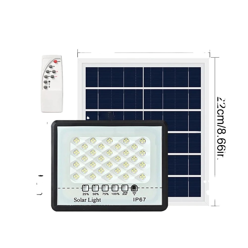 100w 150w 200w 300w integrated flood light indoor lights ip66 ip67 solar led flood light