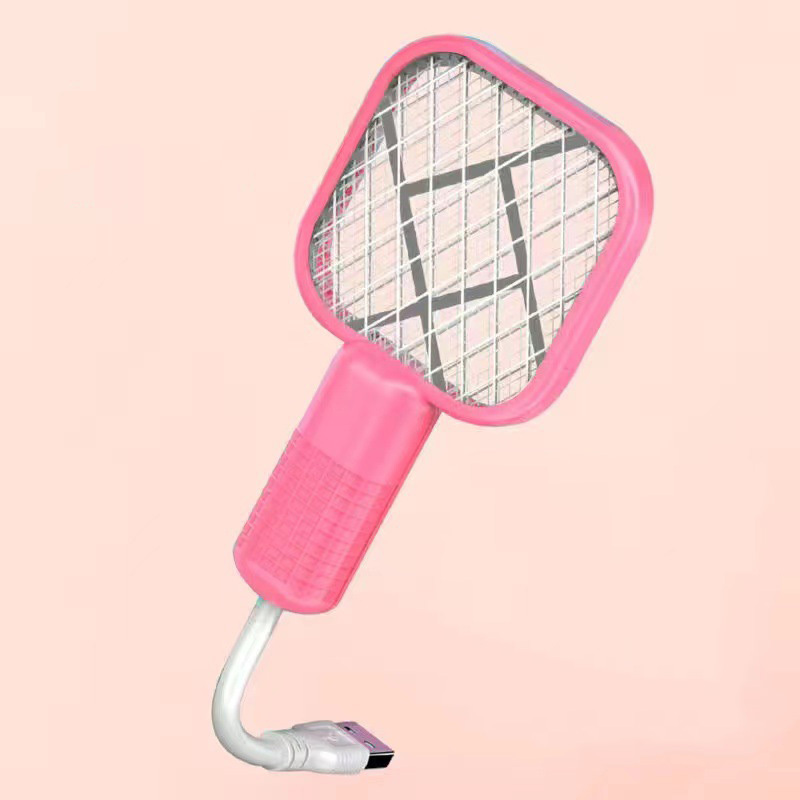 Multi-function Mini Mosquito Swatter Portable Plug-in Pest Catcher Foldable Fly Swatter Bat