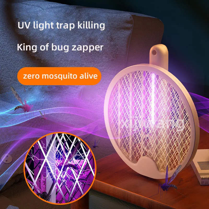 Mosquito Killer Racket USB Rechargeable Mosquito Swatter Foldable bug zapper anti mosquito