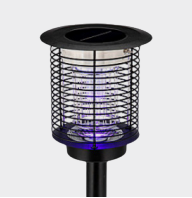 Solar outdoor electric shock mosquito killer lights LED waterproof bug zapper electric garden