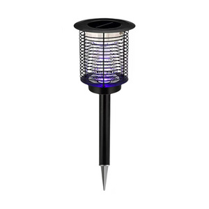 Solar outdoor electric shock mosquito killer lights LED waterproof bug zapper electric garden