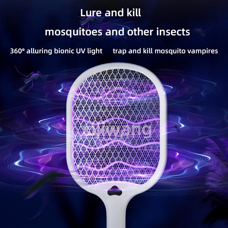 Standing & Handheld Electronic Insect Bug Zapper Racket Mosquito killer Bat Fly Swatter