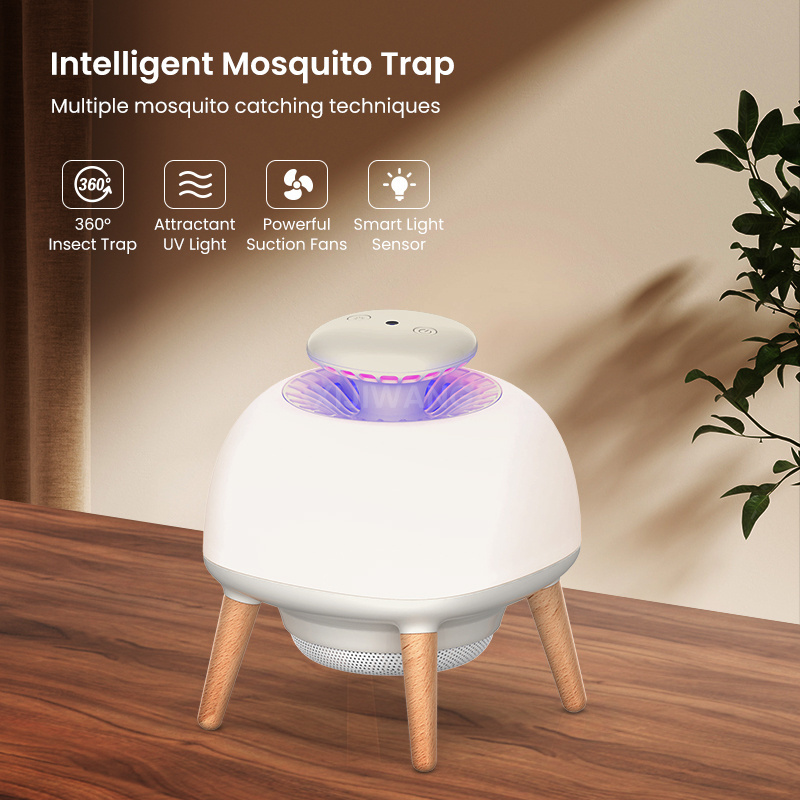 Flying Insect Trap Indoor Fly Trap and Mosquito Trap Fruit Gnat Fly Killer and Plug in Bug Catcher