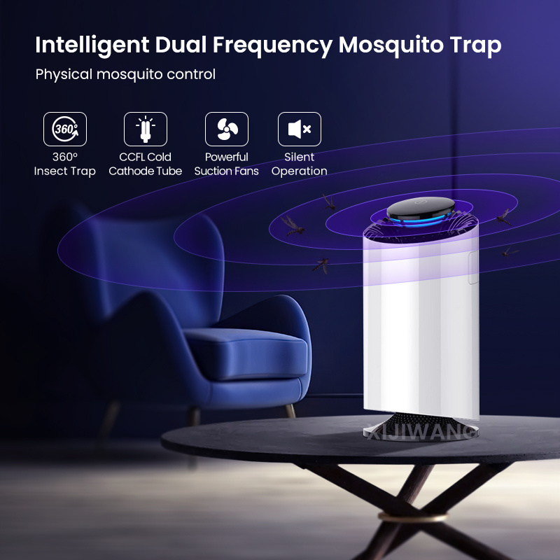 Flying Insect Trap Indoor Flea Moth Trap and Mosquito Trap Fruit Gnat Flea Killer and Plug in Bug Zapper