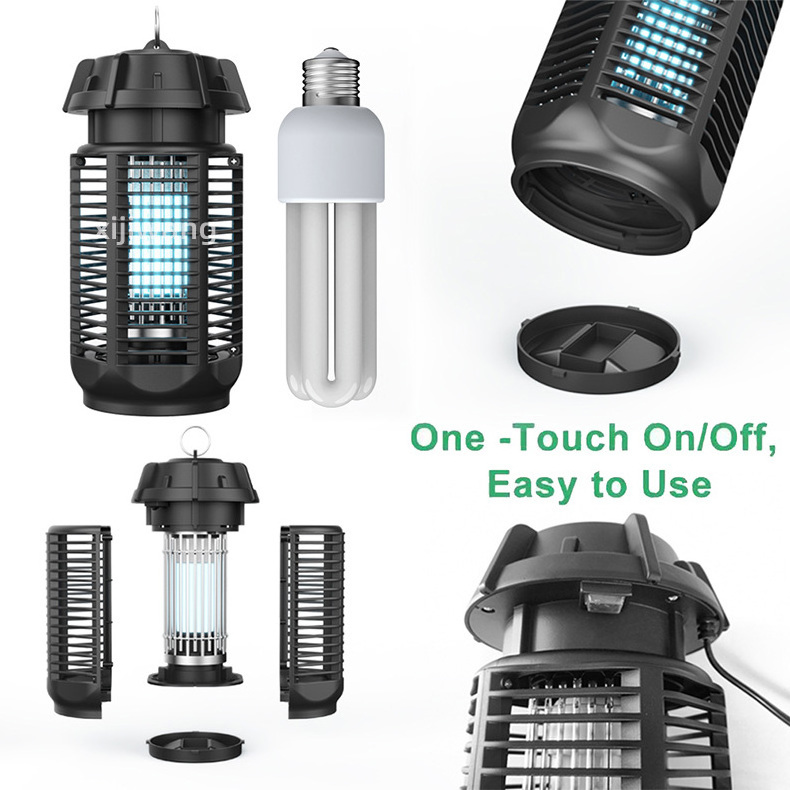 Outdoor Powerful Electric Bug Waterproof Zapper UV Flying Insect Trap 20W 3000V Mosquito Killer