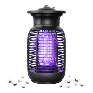 Outdoor IPX4 15W 3000V Electric Shock Type Mosquito Killer Lamp Fly Trap Portable Bug Zapper