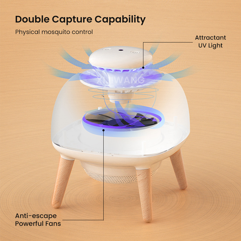 Flying Insect Trap Indoor Fly Trap and Mosquito Trap Fruit Gnat Fly Killer and Plug in Bug Catcher