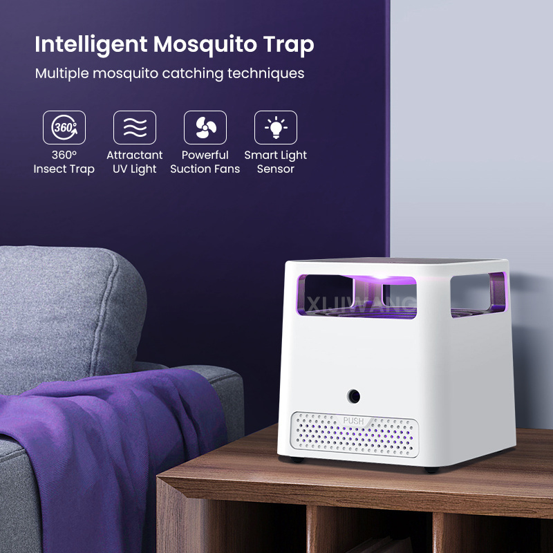 Electric Suck in USB Bug Killing Lamp Portable Mosquito Killing Trap Led Light Intelligent Mosquito Trap