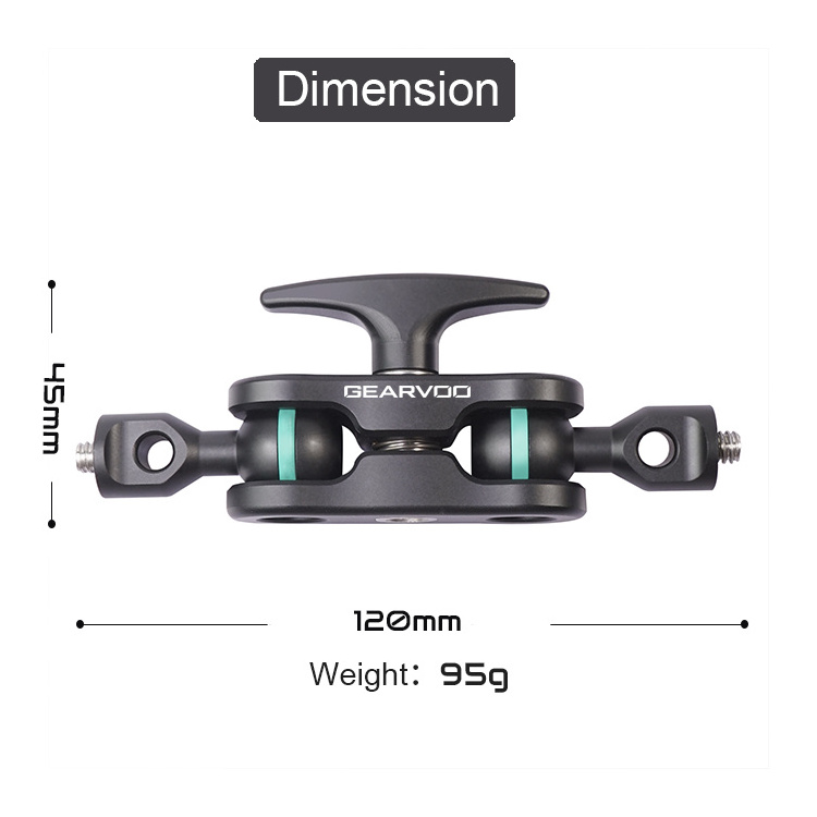 Flex magic arm/ 360 degree universal ball head camera arm mount max load 7KG compatible with Smallrig, tilta and ulanzi