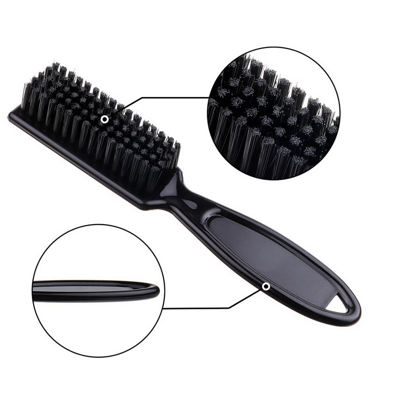 Anti-Static Barber Hairdressing Styling Pocket Long Handle Beard Brush Custom Logo Beard Brush And Comb Men