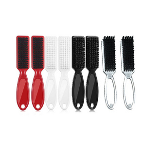 Anti-Static Barber Hairdressing Styling Pocket Long Handle Beard Brush Custom Logo Beard Brush And Comb Men