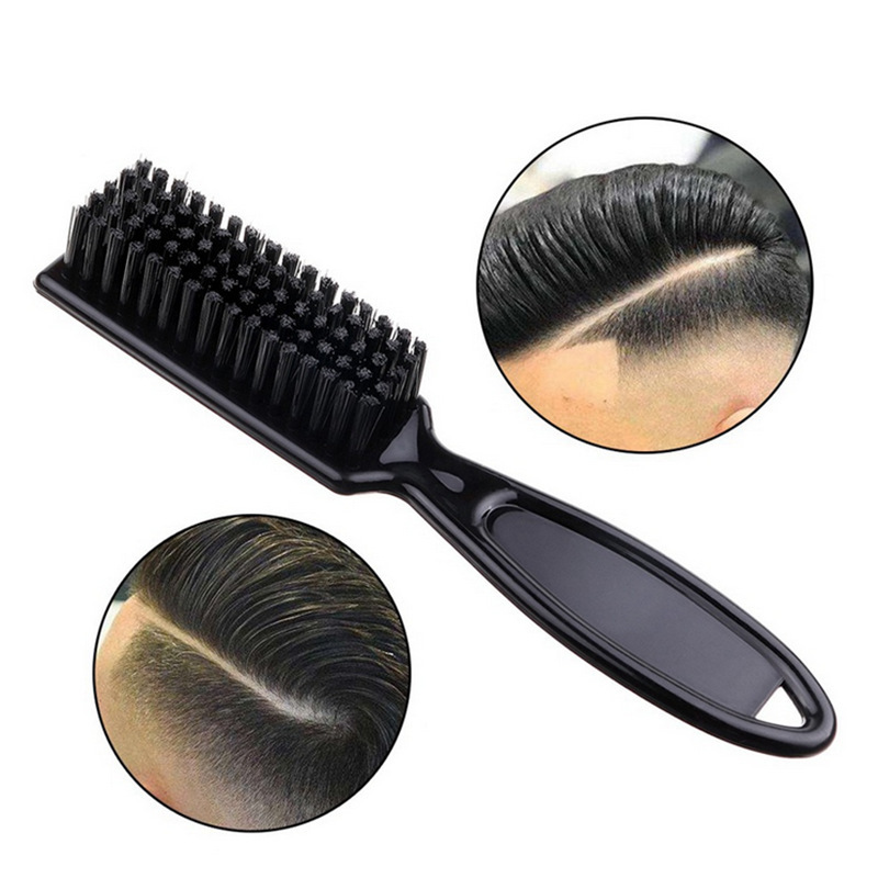 Anti-Static Barber Hairdressing Styling Pocket Long Handle Beard Brush Custom Logo Beard Brush And Comb Men