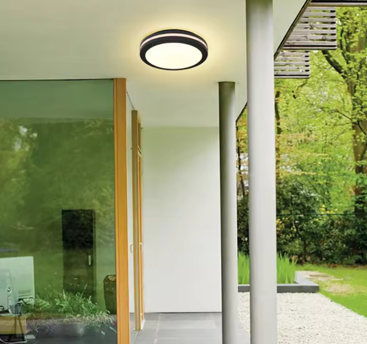 Modern Outdoor LED Wall Lamp Waterproof for Balcony Villa Garden Courtyard Aisle Exteriors-Simple Ceiling Light