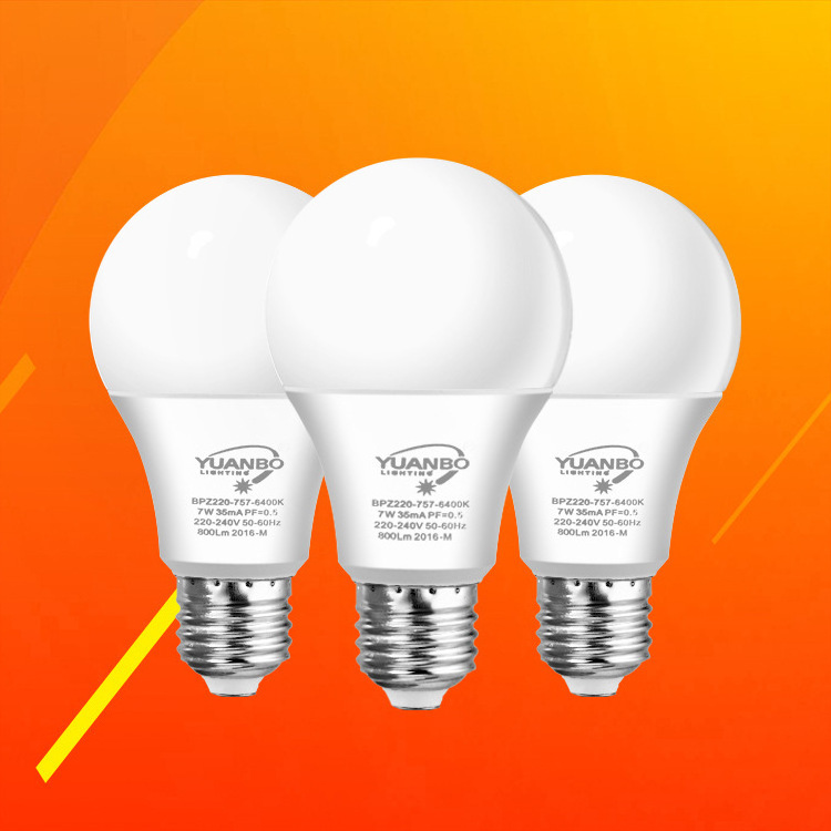 Wholesale 3W-15W LED Bulb in Warm Yellow & White Light B22 Bayonet & E27 Screw Aluminum & Plastic Package AC Power Supply