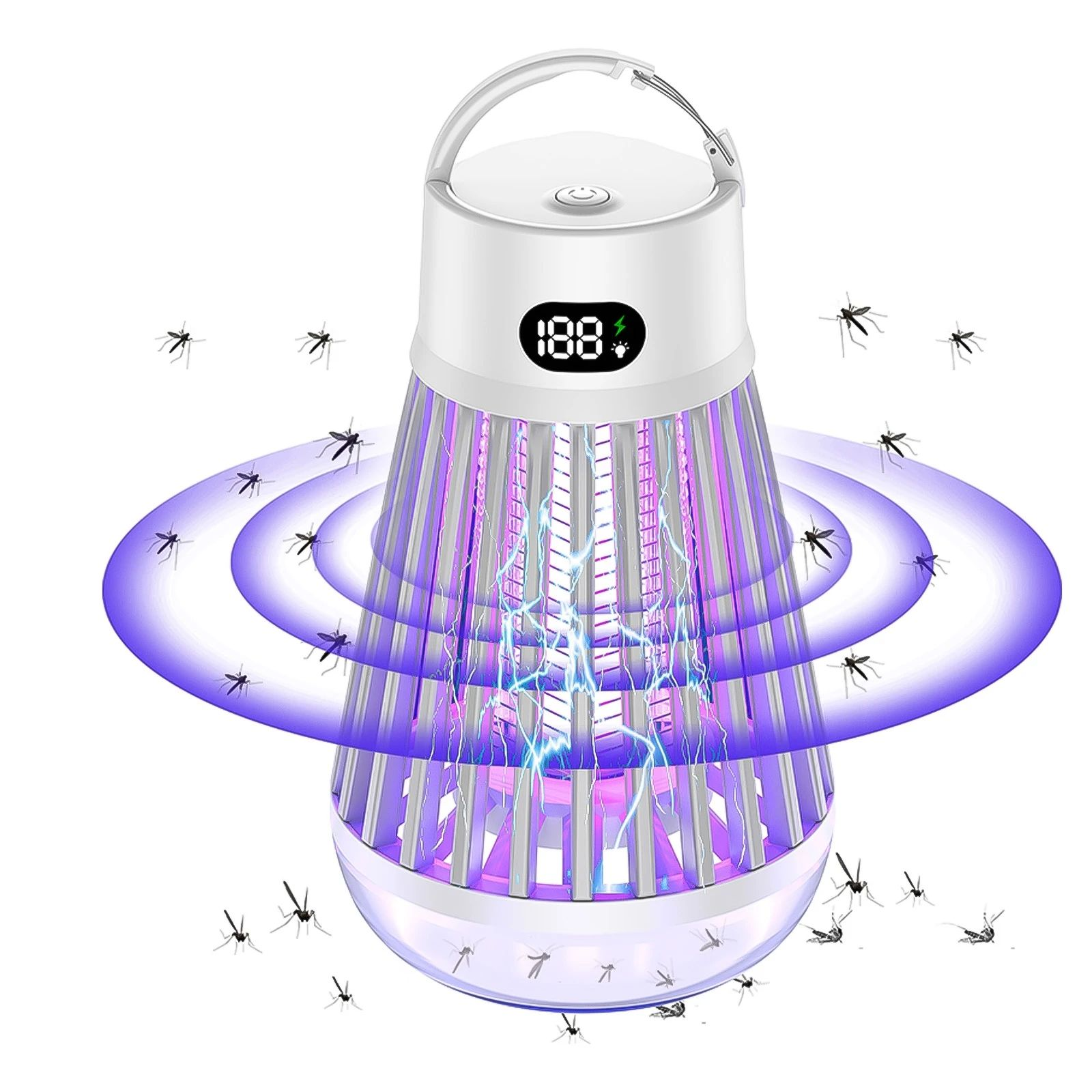 2024 new hot portable electric mosquito killer mute insect mosquito killer lamp electric heat mosquito killer light